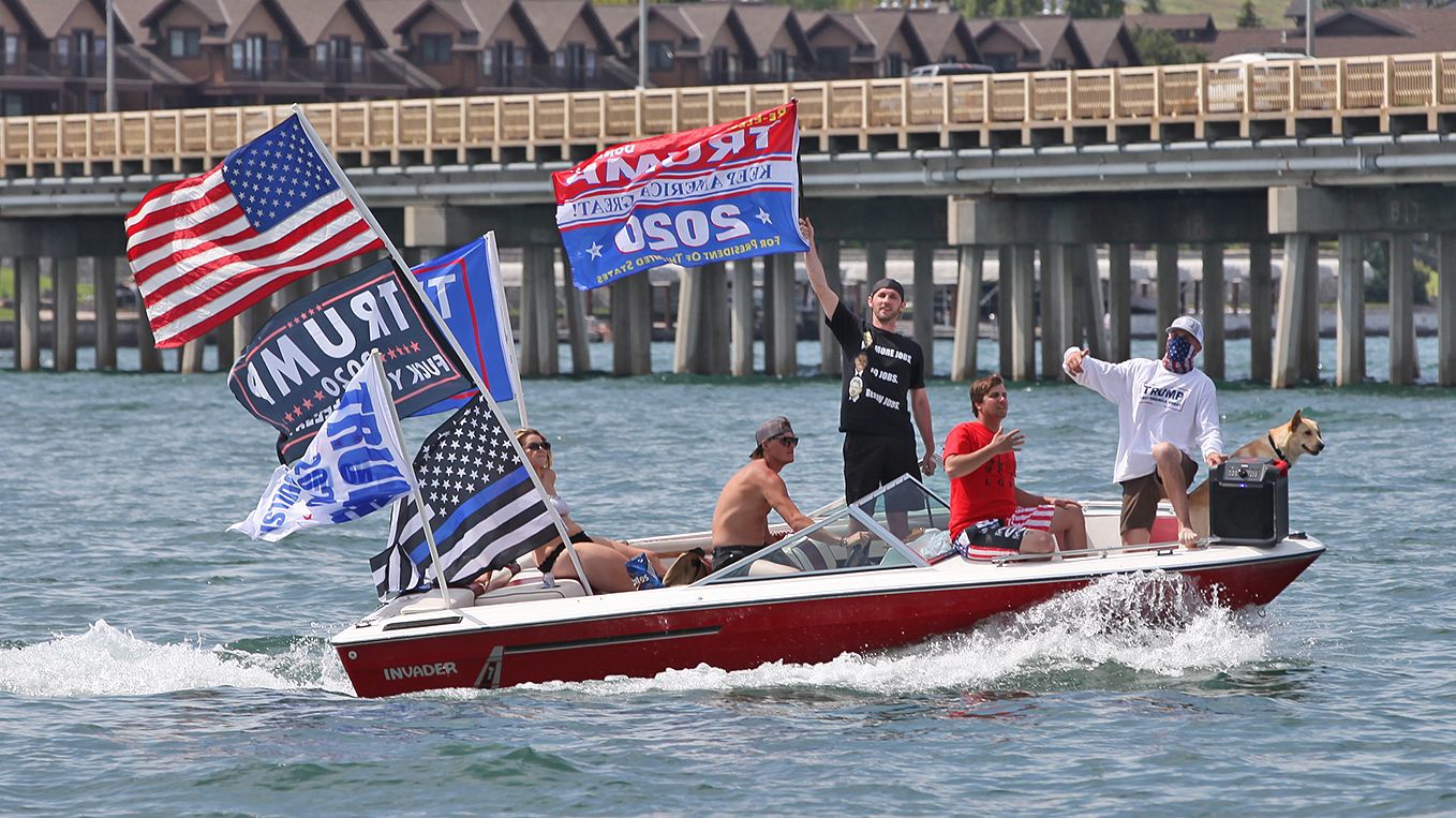 Boat continuously harangued